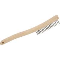 3LHSS Brosse &agrave; r&eacute;curer manuelle, Acier inoxydable, 3 x 19 rangs de fils, Longueur 13-3/4" Nia-Chem Ltd.