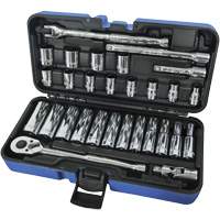 Jeux Rochets & douilles &agrave; 12 pans combin&eacute;s, 30 Mcx, Prise de 3/8", Profond Nia-Chem Ltd.