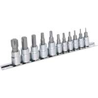 JHBS-11M Hextractor Metric Bit Socket Set, Hex, 1/4"/3/8" Drive, 11 Pcs Nia-Chem Ltd.