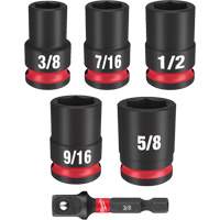 Shockwave Impact Duty SAE Socket Set, 6 Pcs, Impact, 3/8" Drive Size Nia-Chem Ltd.