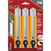 H-1 Classic Extra Heavy-Duty Utility Knife with Rubber Grip Inset, 25 mm Nia-Chem Ltd.