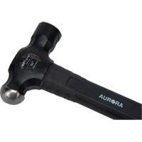 Ball Pein Hammer, 24 oz. Head Weight, Plain Face, Fibreglass Handle Nia-Chem Ltd.