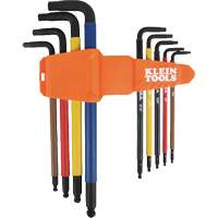 Colour-Coded Extra-Long L Style Hex Key Caddy Set, 9 Pcs., Imperial Nia-Chem Ltd.