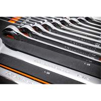 12-Point Long Pattern Combination SAE Wrench Set in Foam Storage Tray, Open-Ended, 19 Pieces, Imperial Nia-Chem Ltd.