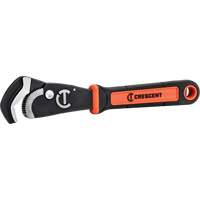 Self-Adjusting Dual Material Pipe Wrench, 1-1/2" Jaw Capacity, 12" Long, Black Oxide Finish, Cushion Handle Nia-Chem Ltd.