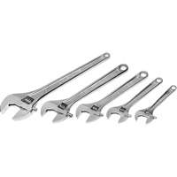 Chrome Wrench Set, Adjustable, 5 Pieces, Imperial and Metric Nia-Chem Ltd.