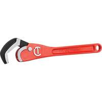 Self-Adjusting Steel Pipe Wrench, 2-1/2" Jaw Capacity, 16" Long, Powder Coated Finish, Non-Ergonomic Handle Nia-Chem Ltd.