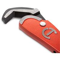 Self-Adjusting Steel Pipe Wrench, 2-1/2" Jaw Capacity, 16" Long, Powder Coated Finish, Non-Ergonomic Handle Nia-Chem Ltd.