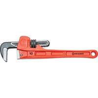 SLIM JAW Pipe Wrench, 1-9/10" Jaw Capacity, 10" Long, Powder Coated Finish, Non-Ergonomic Handle Nia-Chem Ltd.