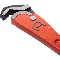 Self-Adjusting Pipe Wrench, 1-1/2" Jaw Capacity, 12" Long, Powder Coated Finish, Non-Ergonomic Handle Nia-Chem Ltd.