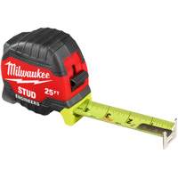 Stud Tape Measure with Engineer's Scale, 1-5/16" x 25' Nia-Chem Ltd.