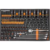 Mechanics Tool Set in Modular Foam Trays with Storage Unit, 247 Pieces Nia-Chem Ltd.