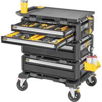 Poste de travail modulaire 5-en-1 TOUGHSYSTEM 2.0 DXL, 34" x 25-4/5" x 39", Noir/Jaune Nia-Chem Ltd.