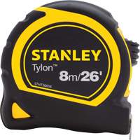 Tylon Measuring Tape, 1" x 26'/8 m, Imperial & Metric Graduations Nia-Chem Ltd.