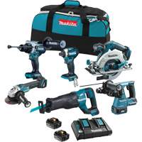 LXT Brushless 6 Tool Combo Kit, Lithium-Ion, 18 V Nia-Chem Ltd.