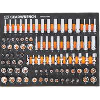 MEGAMOD Metric Mechanics Tool Set in Modular Foam Trays with Rolling Cabinet, 358 Pieces Nia-Chem Ltd.