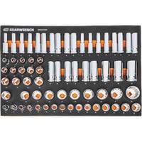 MEGAMOD Metric Mechanics Tool Set in Modular Foam Trays with Rolling Cabinet, 358 Pieces Nia-Chem Ltd.