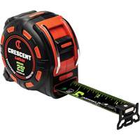 Shockforce NITE EYE Magnetic Tape Measure, 1-1/4" x 25', SAE Graduations Nia-Chem Ltd.