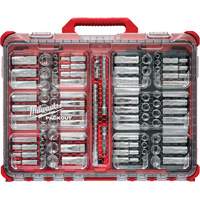 Metric/SAE Ratchet & Socket Set with PACKOUT Low-Profile Organizer, 98 Pcs, 3/8" Drive Size Nia-Chem Ltd.