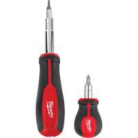 11-in-1 Multi-Bit Screwdriver & 6-in-1 Stubby Multi-Bit Screwdriver Set, 3"/9-4/5" L, Cushion Grip Handle Nia-Chem Ltd.