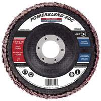POWERBLEND EDG Flap Disc, 4-1/2" x 7/8", Type 27, CG60 Grit, Ceramic Nia-Chem Ltd.