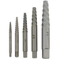 JSSE-5S Spiral-Type Screw Extractor Set, Alloy Steel Nia-Chem Ltd.