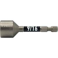 Impactech&reg; Nut Driver, 9/16" Tip, 1/4" Drive, 2-9/16" L, Magnetic Nia-Chem Ltd.