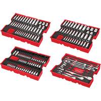 Metric & SAE Ratchet & Socket Set with Trays for PACKOUT Drawers, 242 Pcs, Impact, 1/4"/3/8"/1/2" Drive Size, Deep Nia-Chem Ltd.