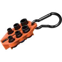 Grab-And-Go Impact Socket Set, SAE, 7 Pcs, Impact, 3/8" Drive Size Nia-Chem Ltd.