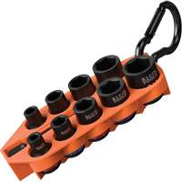 Grab-And-Go Impact Socket Set, SAE, 10 Pcs, Impact, 3/8" Drive Size Nia-Chem Ltd.