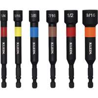 Power Nut Setters, 1/2"/5/16"/1/4"/3/8"/7/16"/9/16" Tip, 1/4" Drive, 4" L, Magnetic Nia-Chem Ltd.