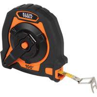 Closed Reel Long Tape Measure, 10 mm x 100', Imperial Graduations Nia-Chem Ltd.