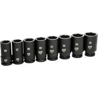 Jeu de douilles SAE &agrave; 6 pans, 8 Mcx, Chocs, Prise de 3/4", Profond Nia-Chem Ltd.