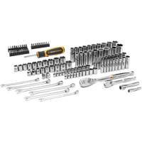 Jeu d'outils manuels pour m&eacute;canicien 90T SAE/m&eacute;trique avec prises 1/4" & 3/8" Nia-Chem Ltd.