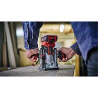 Professional Cordless Compact Router with Fixed Base & Plunge Base (Tool Only) Nia-Chem Ltd.