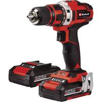 Cordless Drill/Driver Kit, Lithium-Ion, 18 V, 1/2" Chuck, 354 in-lbs Torque Nia-Chem Ltd.