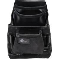 Phantom Collection Heavy-Duty Nail & Tool Bag, Leather, 10 Pockets, Black Nia-Chem Ltd.