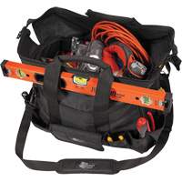 Phantom Collection 18" Contractor's Tool Bag, Ballistic Polyester, 25 Pockets, Black Nia-Chem Ltd.