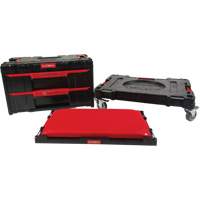 3-Piece Arx&reg; Dolly with Swivel Casters Set, 23-1/10" x 15" x 13-2/5", Black Nia-Chem Ltd.