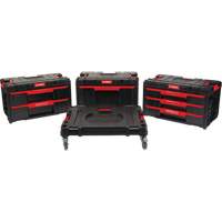 4-Piece Arx&reg; Dolly with Swivel Casters Set, 23-1/10" x 15" x 22-1/2", Black Nia-Chem Ltd.