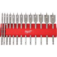 Flat Boring Bit Set, 13 Pieces, High Carbon Steel Nia-Chem Ltd.