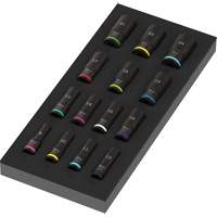 Insert en mousse pour jeu de douilles profondes Impaktor 1 Zyklop B, 15 Mcx, Chocs, Prise de 3/8", Profond Nia-Chem Ltd.