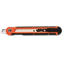 9mm Snap Off Blade Retractable Knife, Steel, Plastic Handle Nia-Chem Ltd.