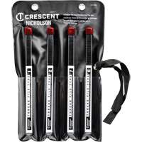 Jeu de 4 limes de restauration de filets?, Carr&eacute;e, 9" Nia-Chem Ltd.