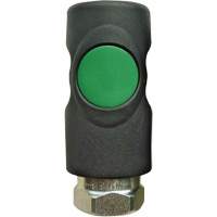 TOPQUIK S1 Ultraflo 7.8 mm Quick Coupler, Polyester Composite/Stainless Steel, 1/4", Female NPT, 174 PSI Nia-Chem Ltd.