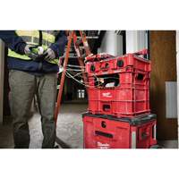 PACKOUT Wire Pulling XL Crate, 15-3/4" x 18-5/8" x 15", Black/Red Nia-Chem Ltd.