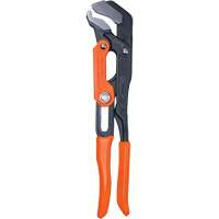 Quick-Adjust S-Jaw Pipe Wrench, 2" Jaw Capacity, 16-3/5" Long, Powder Coated Finish, Dipped Handle Nia-Chem Ltd.