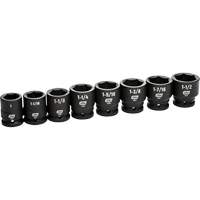 6-Point SAE Socket Set, 8 Pcs, Impact, 3/4" Drive Size Nia-Chem Ltd.