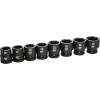 6-Point Metric Socket Set, 8 Pcs, Impact, 3/4" Drive Size Nia-Chem Ltd.