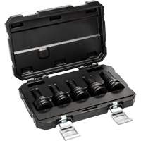 SAE Impact Bit Socket Set with Blow Mold Case, Hex, 3/4" Drive, 5 Pcs Nia-Chem Ltd.